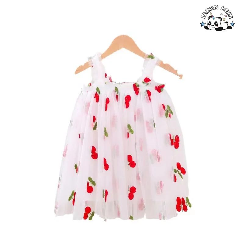 LEZONKIDS - Vestido de festa curto e sem manga para meninas, disponível em cores variadas, com grande desconto